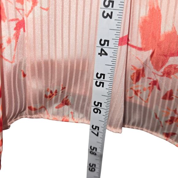 Lane Bryant Women 24 Floral Maxi Dress Smocked Tiered Flowy Cottagecore Vacation - Picture 6 of 12